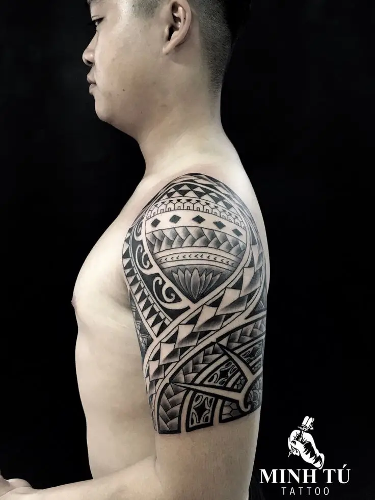 Sáng Tạo Hình Xăm Maori Bắp Chân - 50+ Thiết Kế Độc Đáo 10