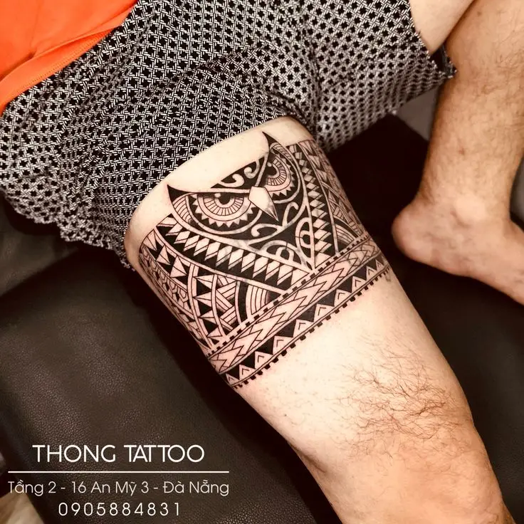 Sáng Tạo Hình Xăm Maori Bắp Chân - 50+ Thiết Kế Độc Đáo 47