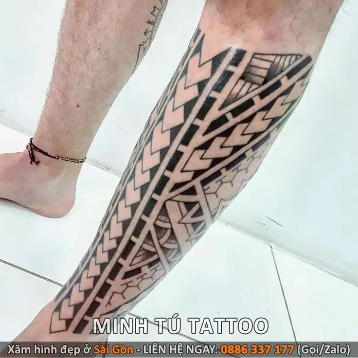 Sáng Tạo Hình Xăm Maori Bắp Chân - 50+ Thiết Kế Độc Đáo 50