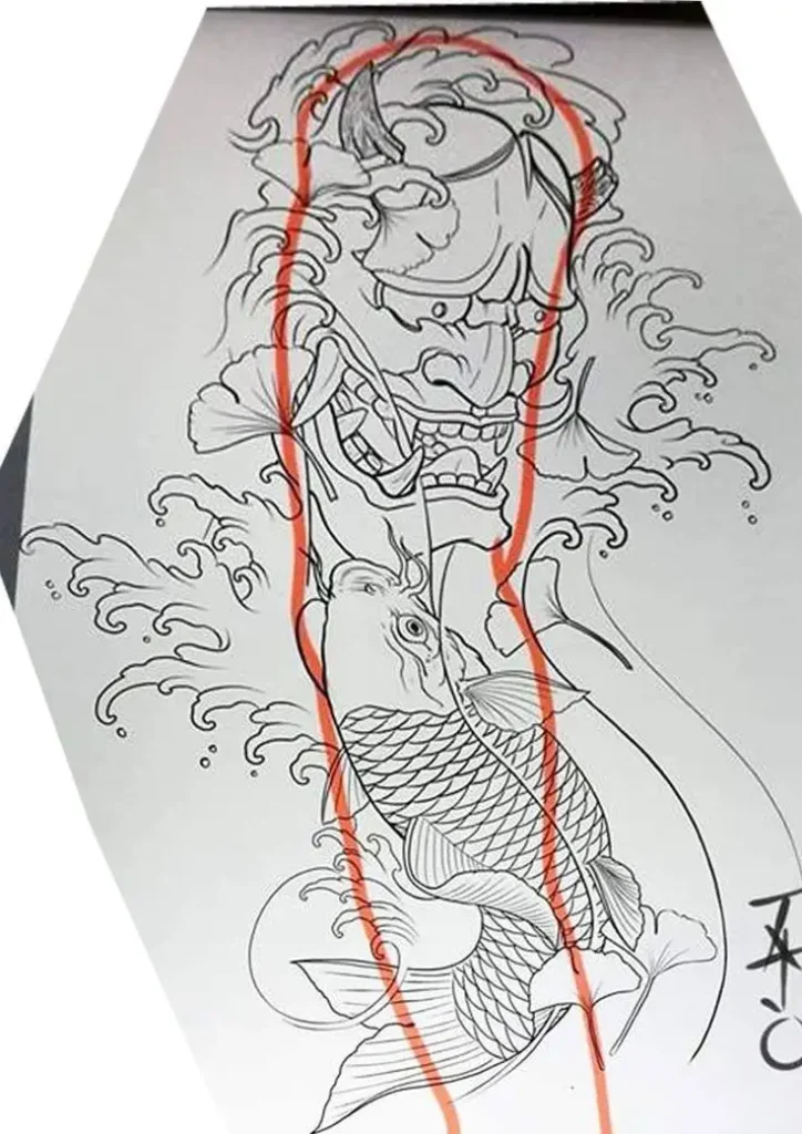 Tìm Hiểu Hình Xăm Mặt Quỷ Cá Chép - Các Thiết Kế Ấn Tượng 51