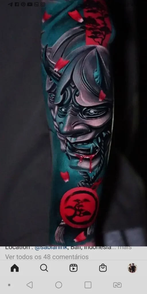 Hình Xăm Mặt Quỷ Ở Tay: Sự Quyến Rũ Của Bi kịch 42