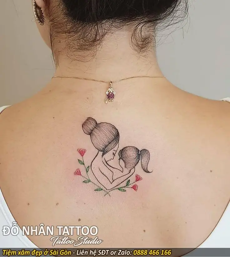 Khám Phá 50 Hình Xăm Mẹ Con Ở Lưng Đầy Nghĩa Tình 44