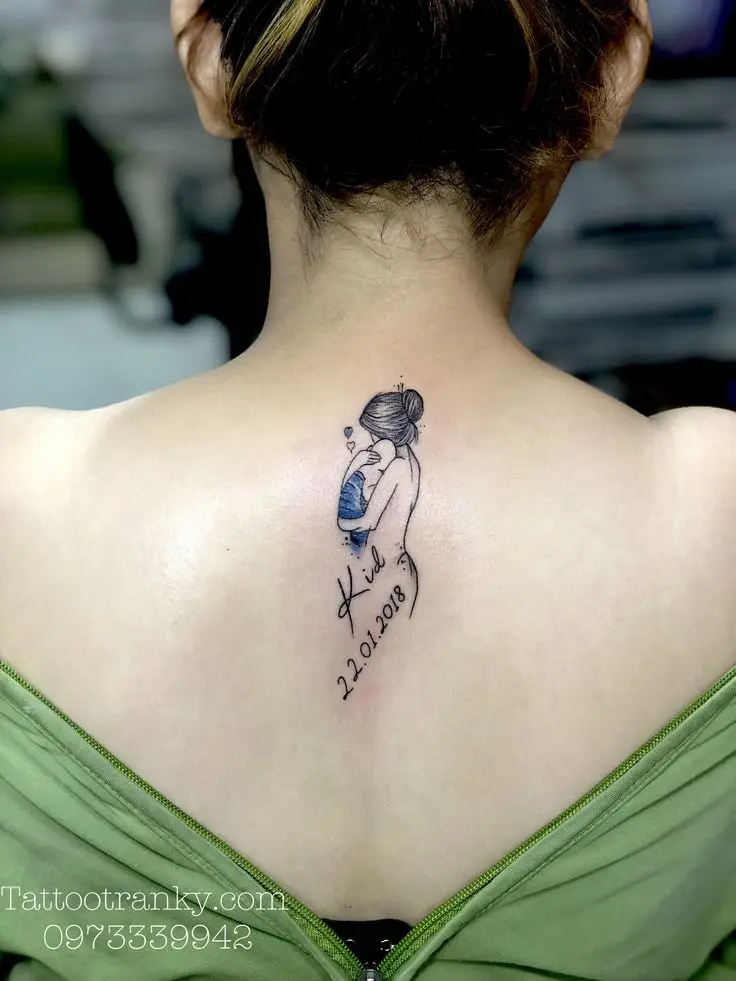 Khám Phá 50 Hình Xăm Mẹ Con Ở Lưng Đầy Nghĩa Tình 56