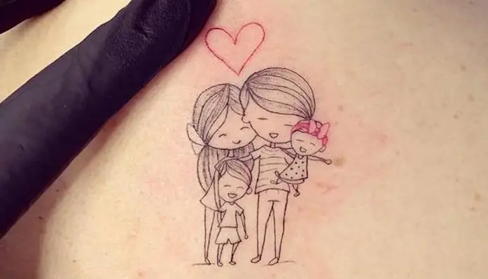 Hình Xăm Mẹ Và Bé – Biểu Tượng Tình Yêu Vĩnh Cửu 60