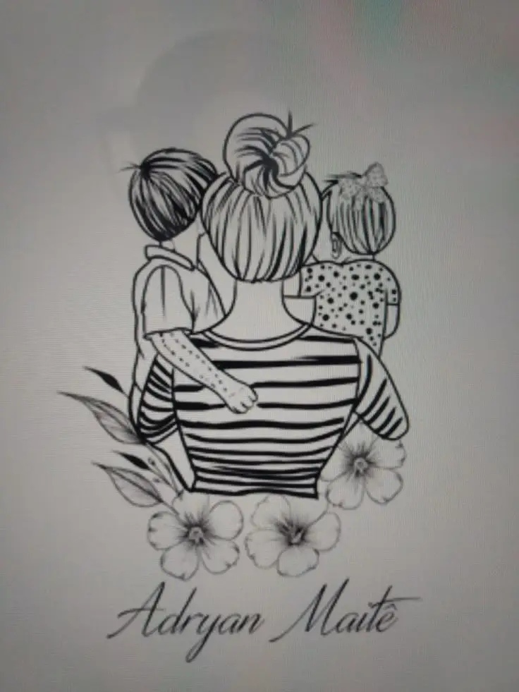 Hình Xăm Mẹ và Con Gái Mini: Kết Nối Tình Thân Thiêng Liêng 30