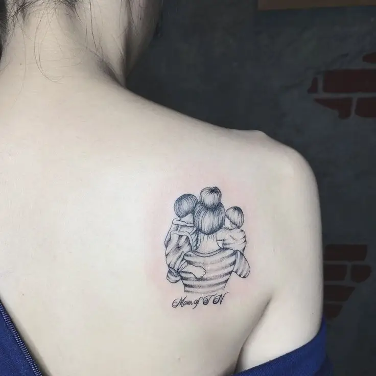 Hình Xăm Mẹ và Con Gái Mini: Kết Nối Tình Thân Thiêng Liêng 42