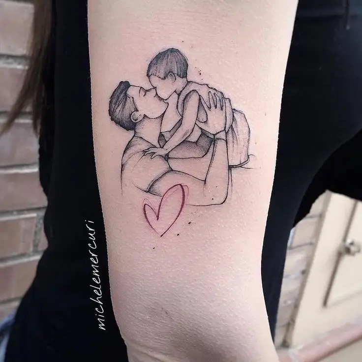 Hình Xăm Mẹ và Con Gái Mini: Kết Nối Tình Thân Thiêng Liêng 71