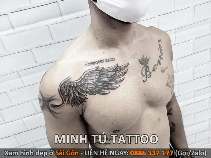 Hình Xăm Mini Ở Ngực Cho Nam: Bộ Ảnh Đẹp và Sang Trọng 2
