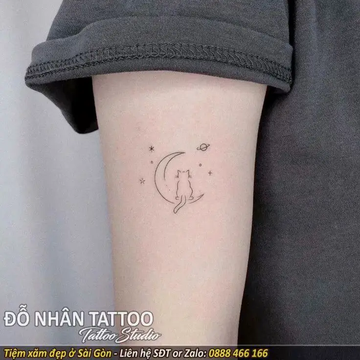 Hình xăm nét đơn giản nhưng đầy ý nghĩa 39