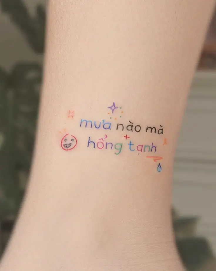 Hình xăm nét đơn giản nhưng đầy ý nghĩa 47