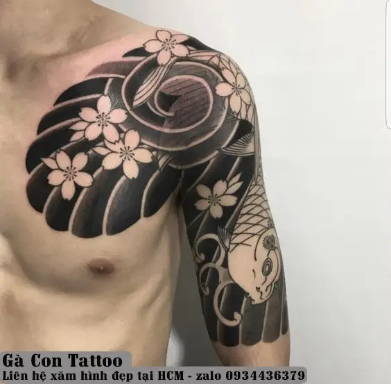 Hình Xăm Nhật Cổ Ngực Tay: Thể Hiện Phong Cách Riêng 17