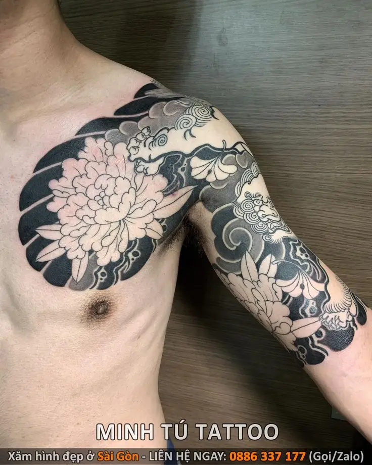 Hình Xăm Nhật Cổ Ngực Tay: Thể Hiện Phong Cách Riêng 56