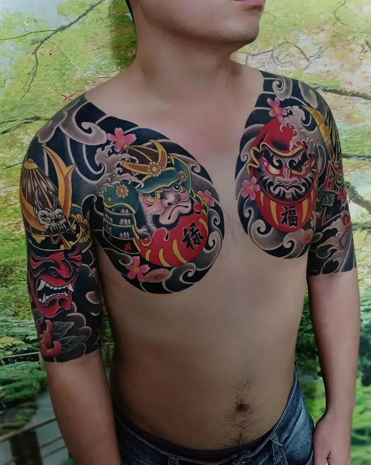Hình Xăm Nhật Cổ Ngực Tay: Thể Hiện Phong Cách Riêng 62