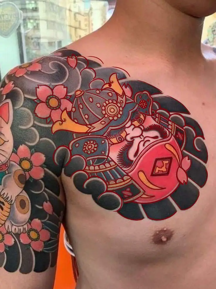Hình Xăm Nhật Cổ Ngực Tay: Thể Hiện Phong Cách Riêng 69
