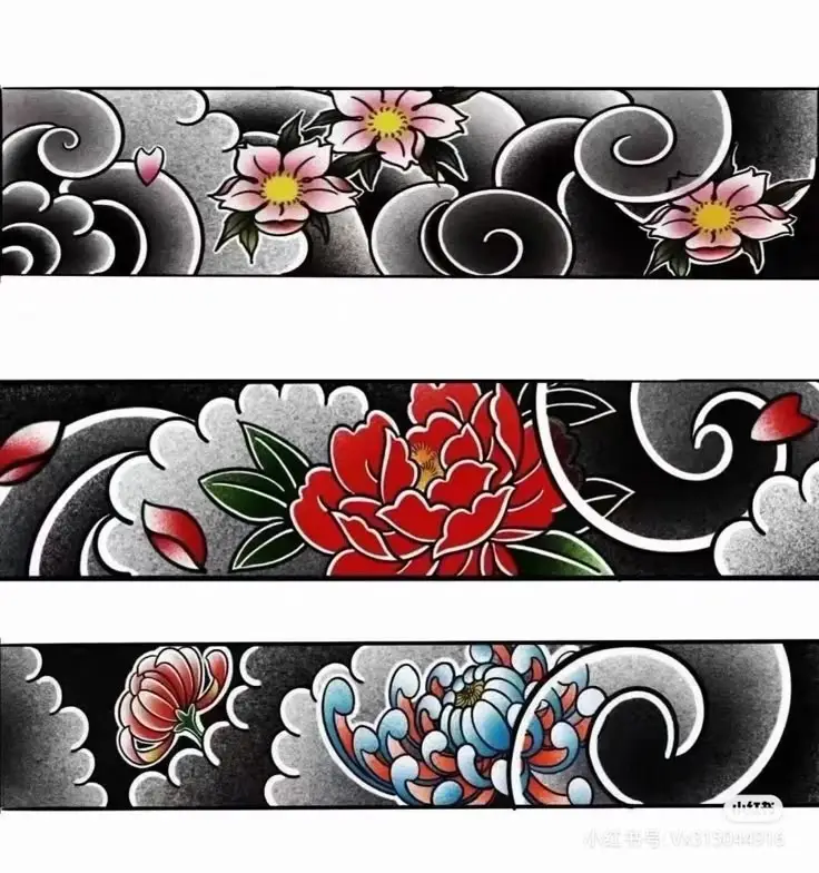 Vòng Chân Cá Tính Với Hình Xăm Nhật Cổ 18