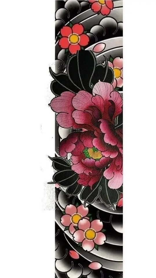 Vòng Chân Cá Tính Với Hình Xăm Nhật Cổ 64