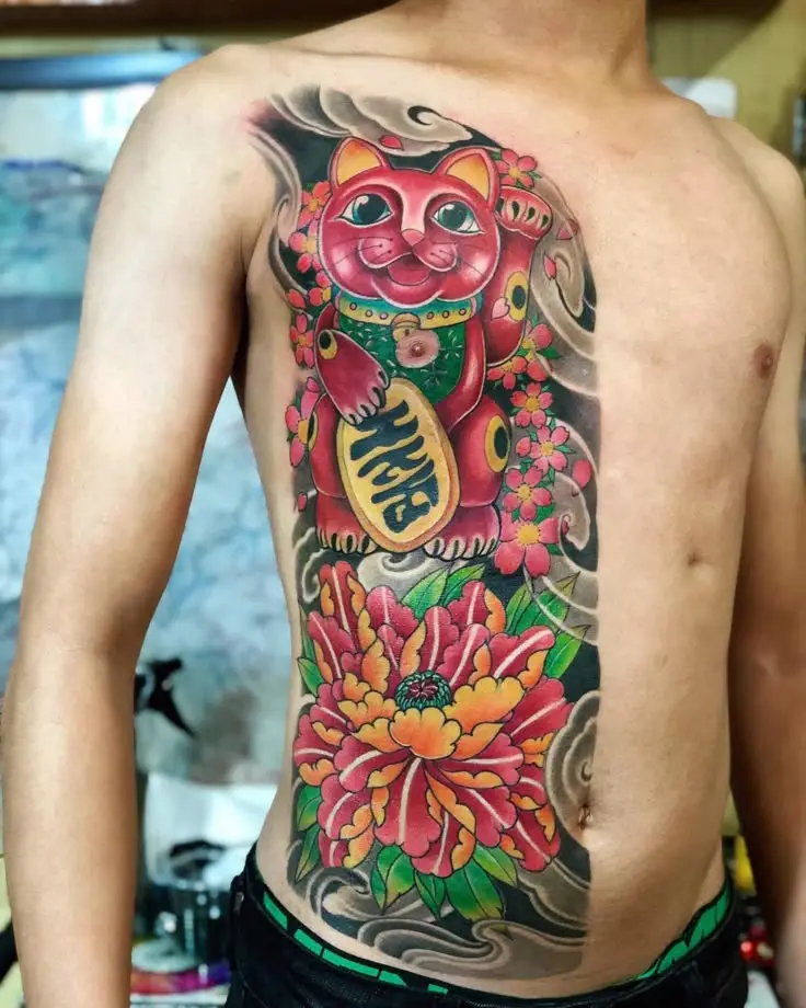 Top Hình Xăm Nửa Bụng Đẹp Cho Nam 18