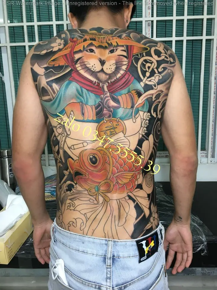 Top Hình Xăm Nửa Bụng Đẹp Cho Nam 54