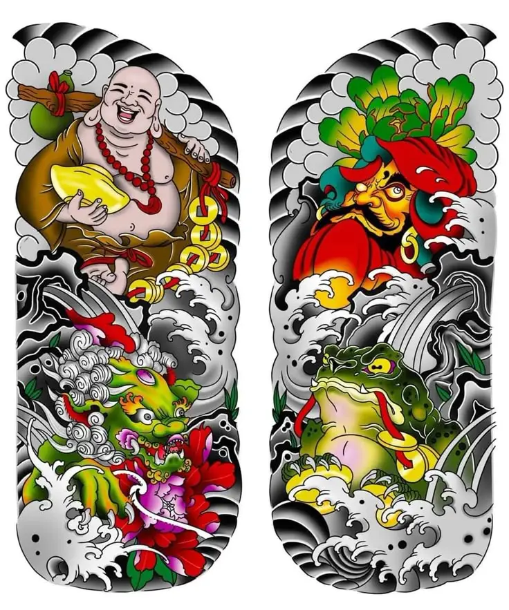 Khám phá hình xăm nửa lưng samurai ấn tượng 3
