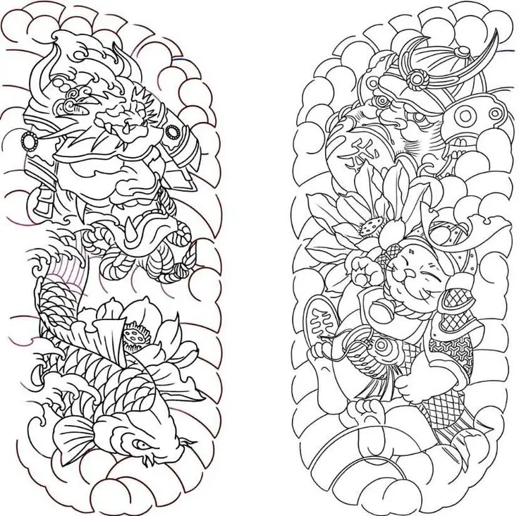 Khám phá hình xăm nửa lưng samurai ấn tượng 10