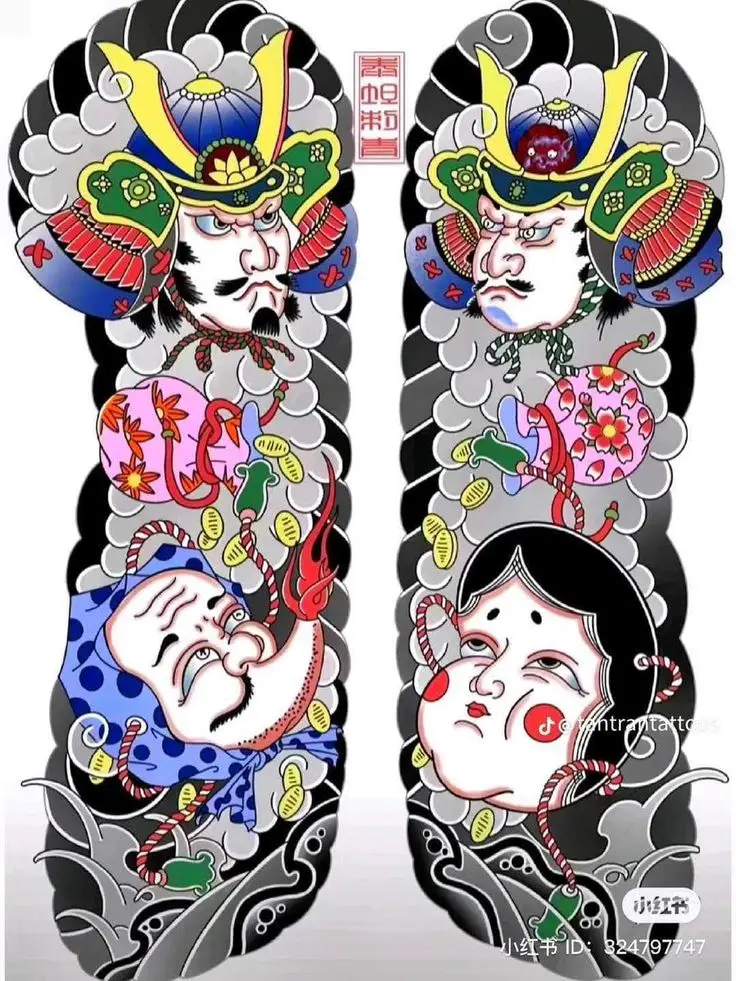 Khám phá hình xăm nửa lưng samurai ấn tượng 15