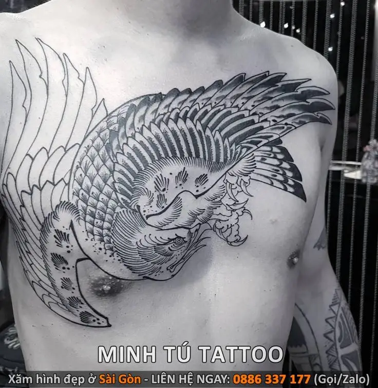 Hình Xăm Nửa Ngực Nam: Top 50 Mẫu Đẹp Cho Các Chàng Trai 71