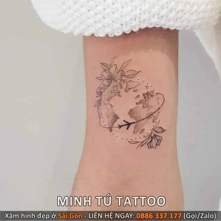 Hình xăm ở bắp tay nữ: 50 ý tưởng xinh đẹp 6