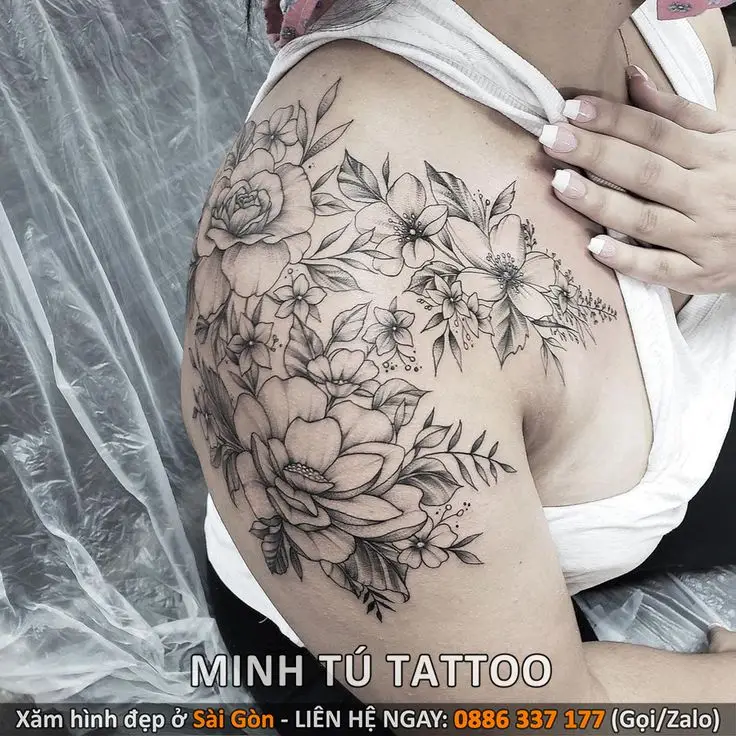 Hình Xăm Ngực Nữ Đẹp và Chất: Gợi Ý Mẫu Mới 62