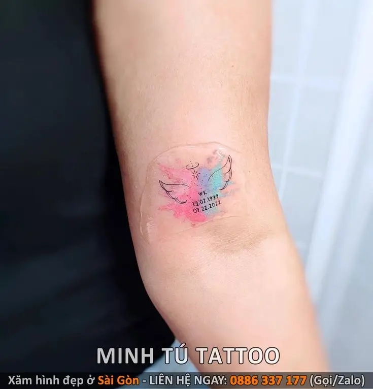 Hình Xăm Đôi Cánh Mini: Sự Tự Do Và Khát Vọng 65