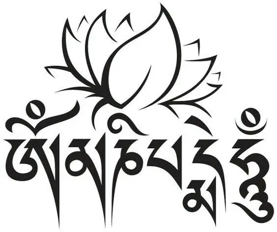 Hình Xăm Om Mani Padme Hum – Ý Nghĩa Tâm Linh Và Hình Ảnh Đẹp 9