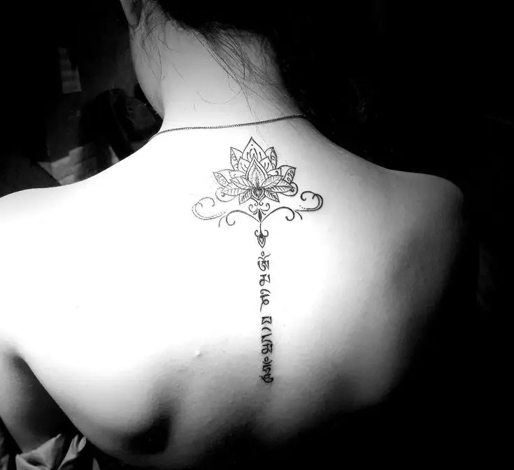Hình Xăm Om Mani Padme Hum – Ý Nghĩa Tâm Linh Và Hình Ảnh Đẹp 37
