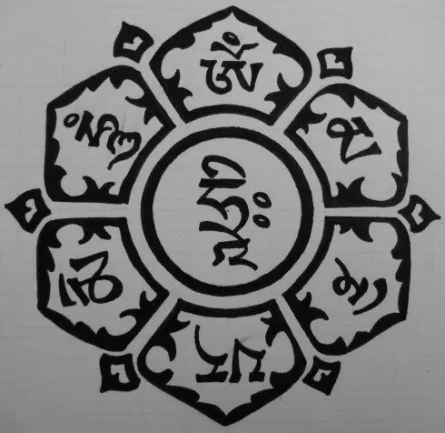Hình Xăm Om Mani Padme Hum – Ý Nghĩa Tâm Linh Và Hình Ảnh Đẹp 74