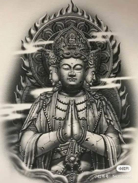 Hình Xăm Phật A Di Đà: Ý Nghĩa và Những Mẫu Thiết Kế Đẹp 51