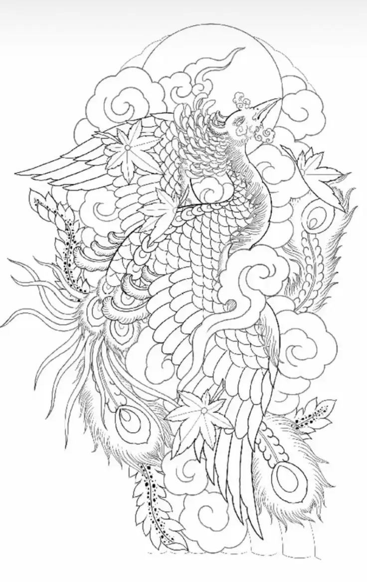 Hình Xăm Phượng Hoàng Cánh Tay: Tượng Trưng Cho Sự Tái Sinh 15