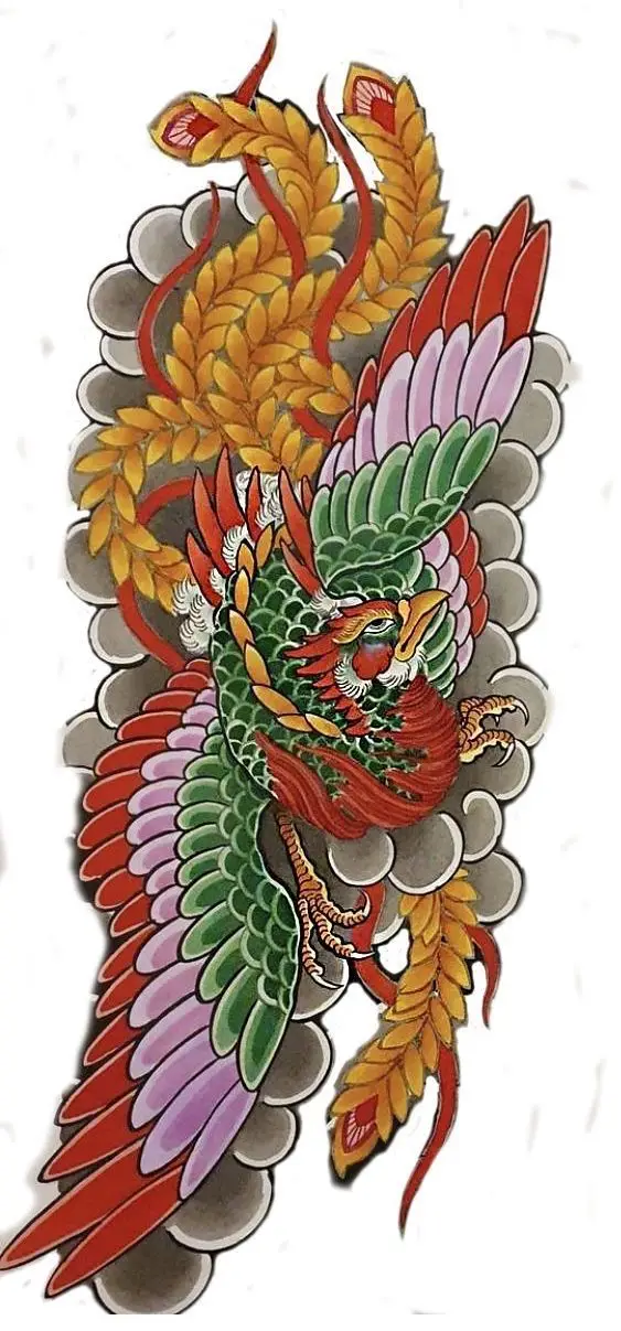 Hình Xăm Phượng Hoàng Cánh Tay: Tượng Trưng Cho Sự Tái Sinh 22