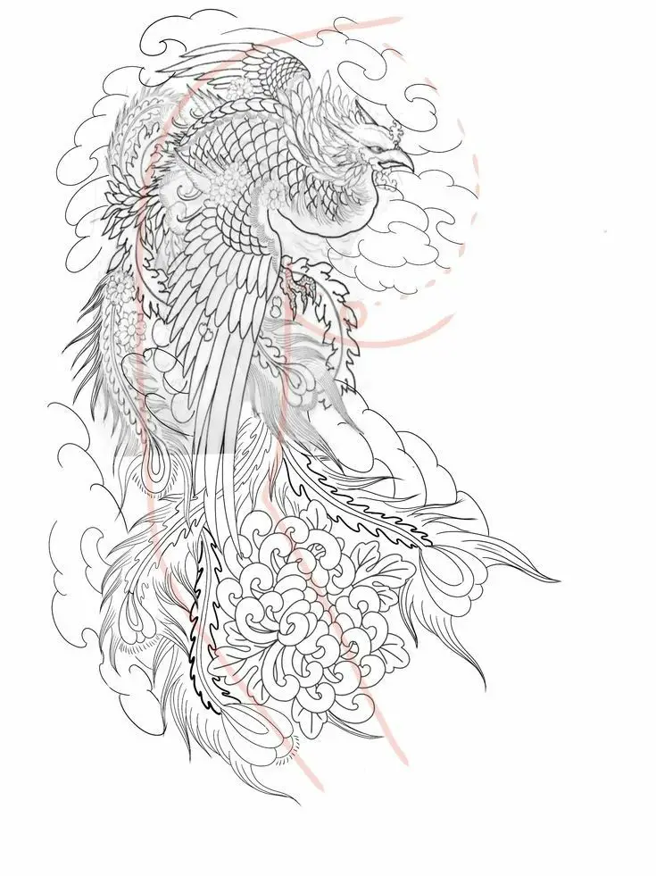 Hình Xăm Phượng Hoàng Cánh Tay: Tượng Trưng Cho Sự Tái Sinh 34