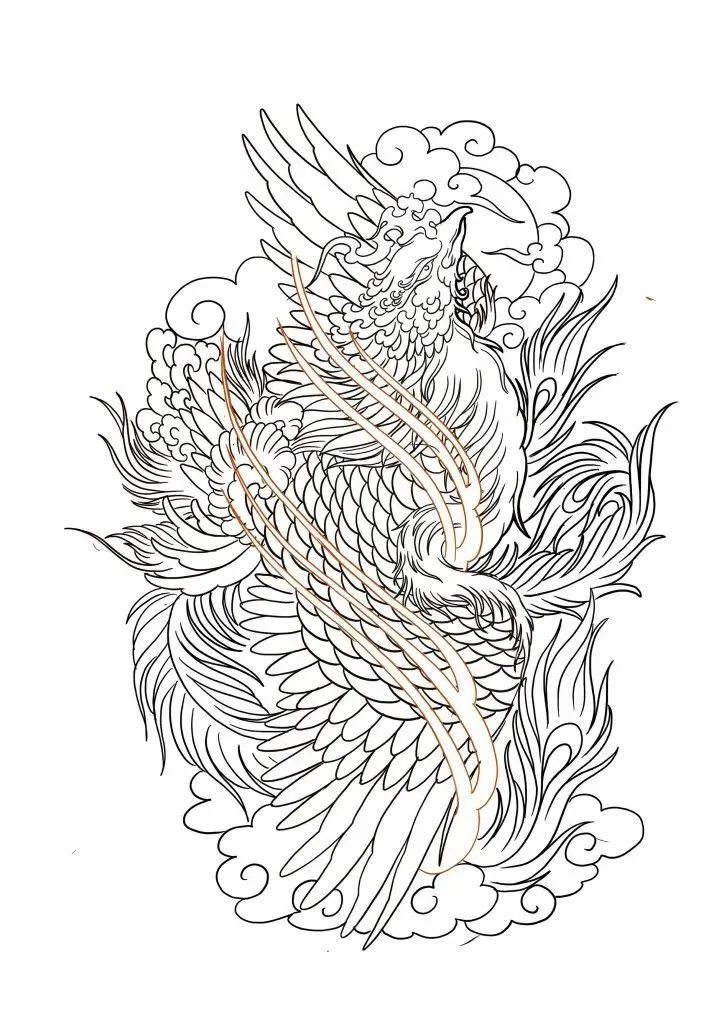 Hình Xăm Phượng Hoàng Cánh Tay: Tượng Trưng Cho Sự Tái Sinh 39