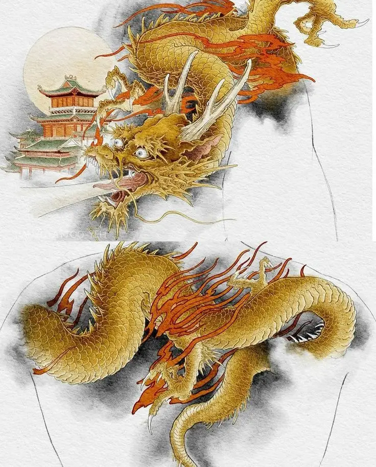 Hình Xăm Phượng Hoàng Vắt Vai: Tượng Trưng Cho Sự Tái Sinh 18