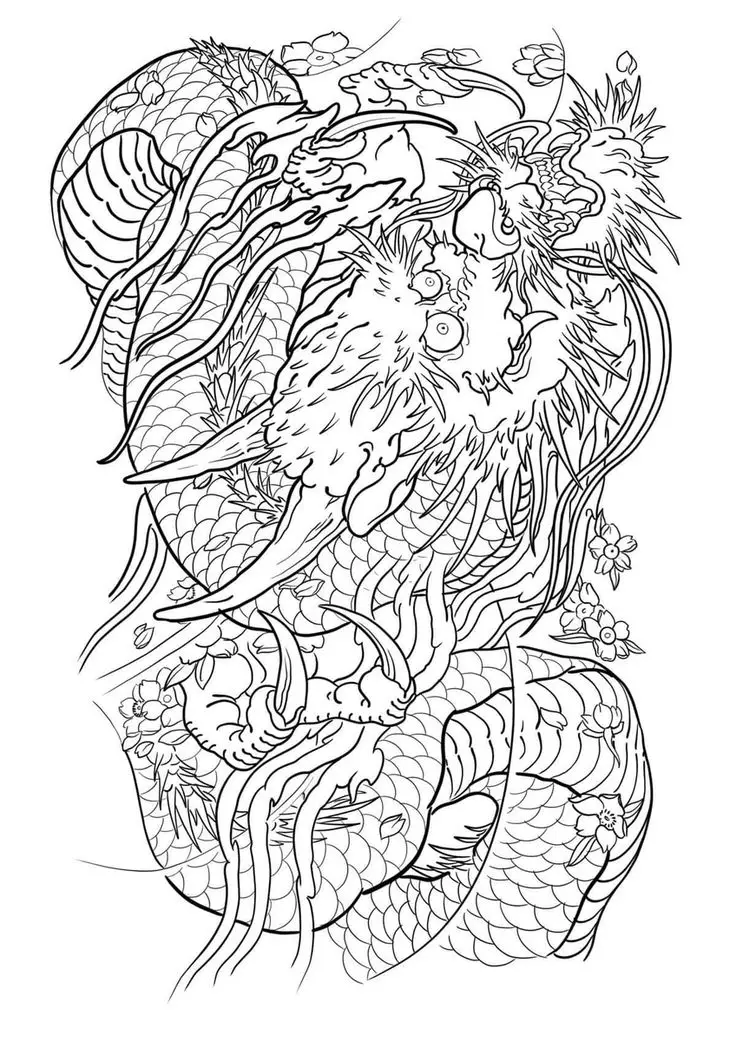 Hình xăm rồng ở ngực: 50 thiết kế táo bạo cho nam 8