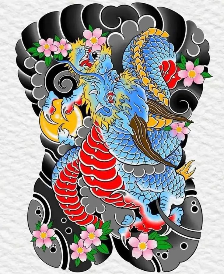 Hình xăm rồng ở ngực: 50 thiết kế táo bạo cho nam 9