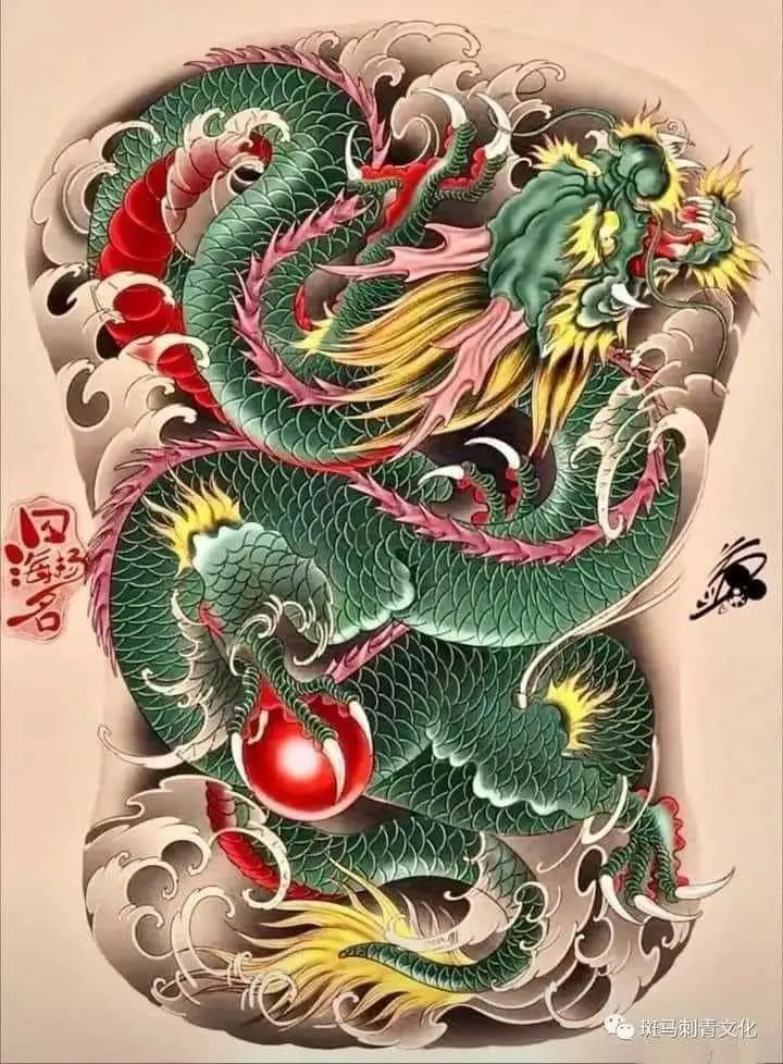 Hình xăm rồng ở ngực: 50 thiết kế táo bạo cho nam 10