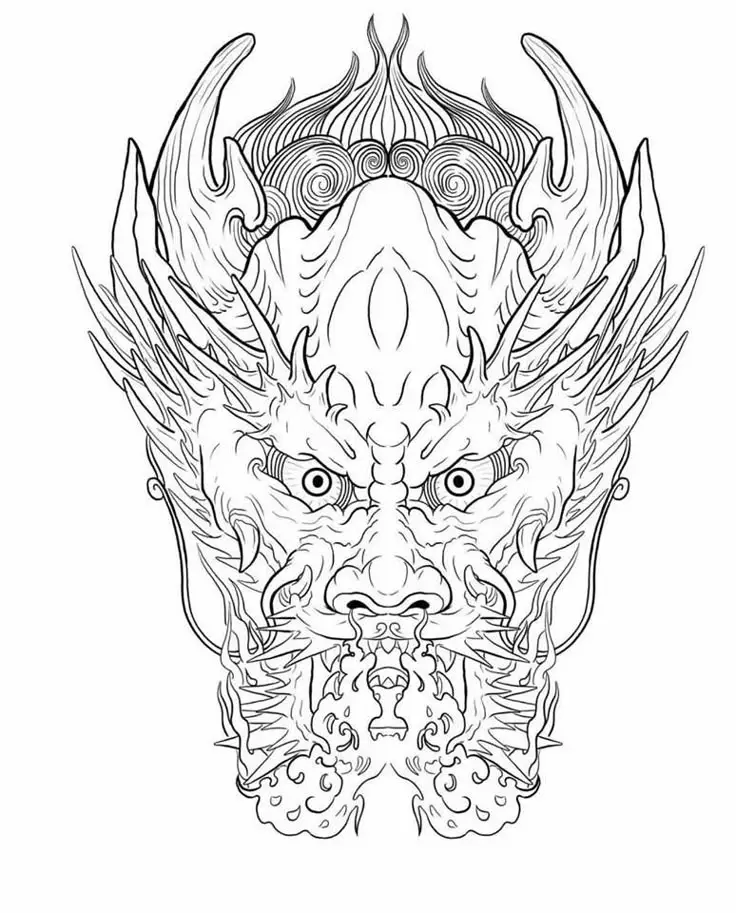 Hình xăm rồng ở ngực: 50 thiết kế táo bạo cho nam 19