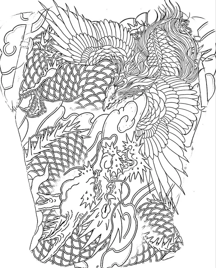 Hình xăm rồng ở ngực: 50 thiết kế táo bạo cho nam 27