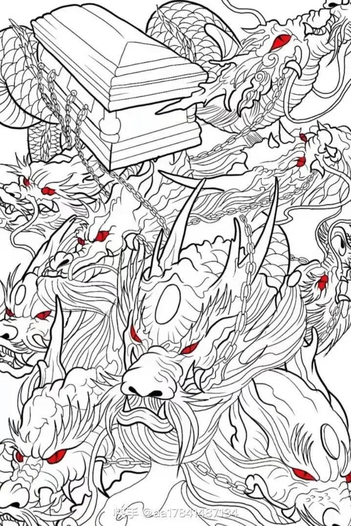 Hình xăm rồng ở ngực: 50 thiết kế táo bạo cho nam 32