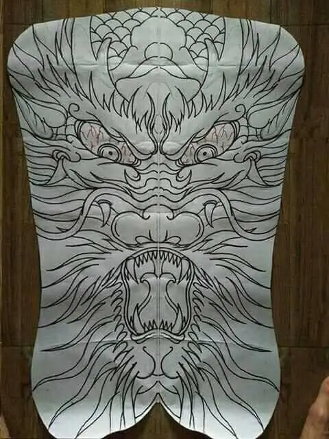 Hình xăm rồng ở ngực: 50 thiết kế táo bạo cho nam 41