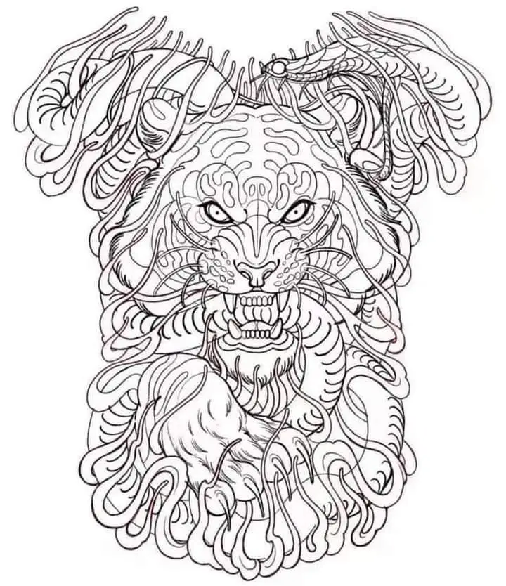 Hình xăm rồng ở ngực: 50 thiết kế táo bạo cho nam 43