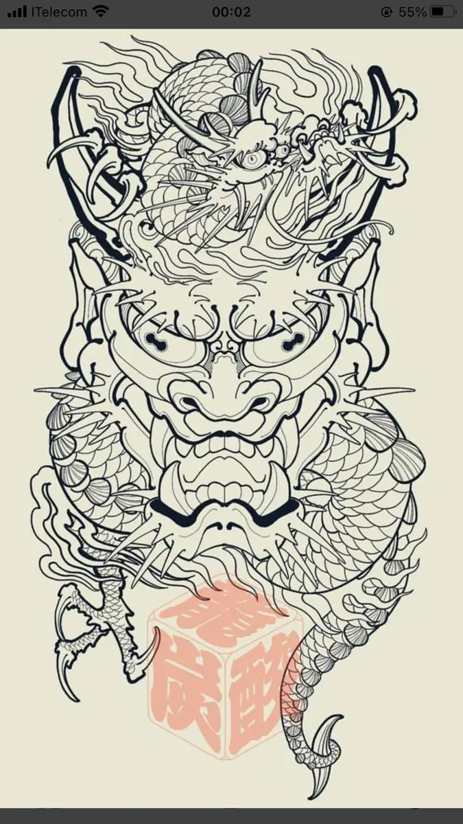 Hình xăm rồng ở ngực: 50 thiết kế táo bạo cho nam 48