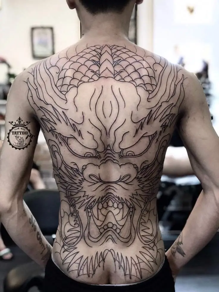 Hình xăm rồng ở ngực: 50 thiết kế táo bạo cho nam 55