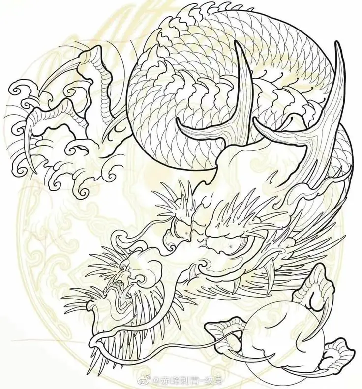 Hình xăm rồng ở ngực: 50 thiết kế táo bạo cho nam 61