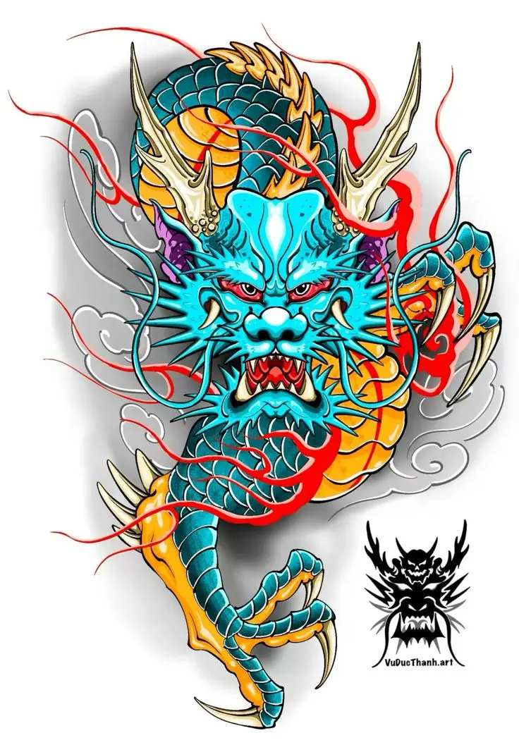 Hình xăm rồng ở tay - biểu tượng sức mạnh và sự uy nghi 23